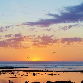 Рассвет на каспийском море (45 фото)