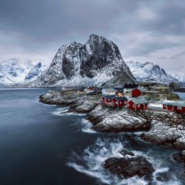 Острова на севере норвегии (54 фото)