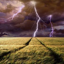 Линейная молния туча земля (50 фото)