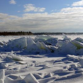 Чудское озеро зимой (55 фото)