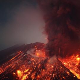 Выброс вулкана (41 фото)