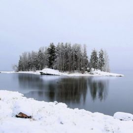 Лед на псковском озере (63 фото)