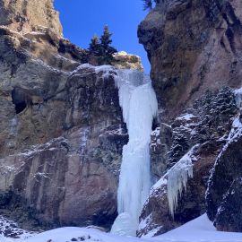 Архыз водопады зимой (48 фото)