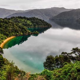 Озера новой зеландии (48 фото)