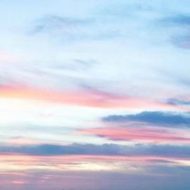Розовые облака на голубом небе (38 фото)