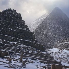Снег в египте (29 фото)