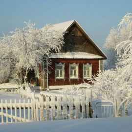 Деревня зимой и летом (40 фото)