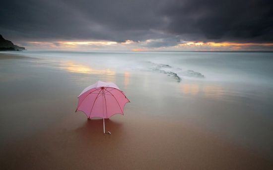 Зонтик на пляже (68 фото)