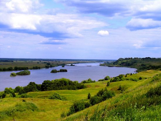 Река Ока в Рязани (69 фото)