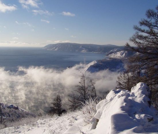 Пик Черского зимой (57 фото)