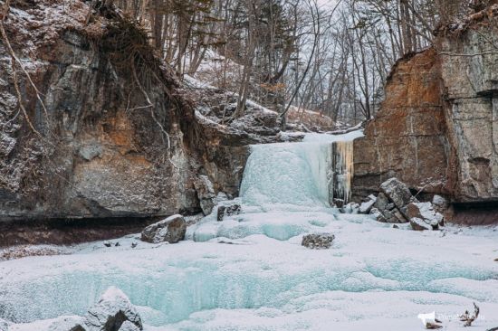 Кравцовские водопады зимой (60 фото)