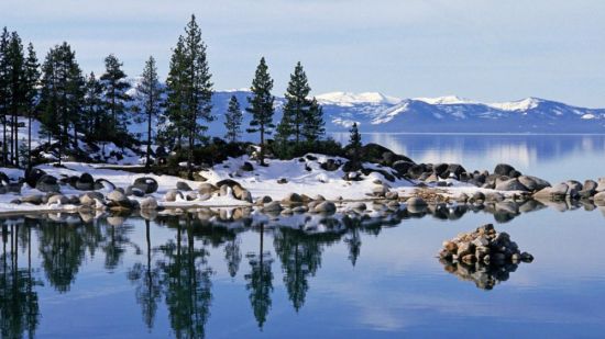 Озеро Тахо зимой (55 фото)