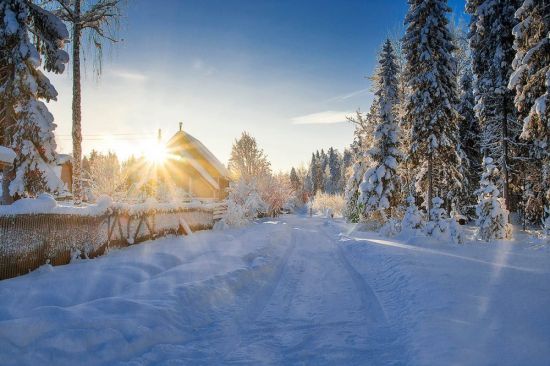 Зима в центральной России (58 фото)