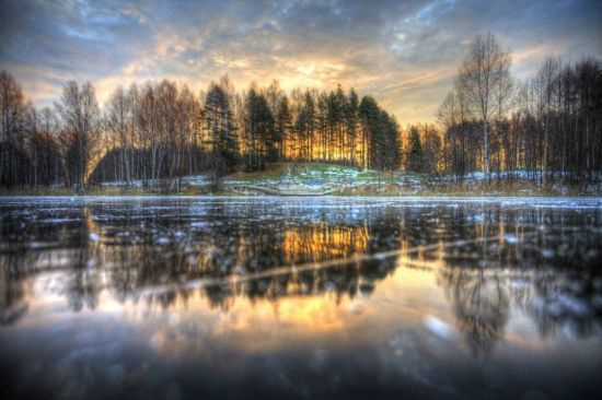 Озеро Светлояр зимой (59 фото)