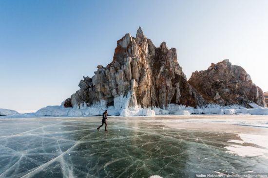 Байкал зимой люди (57 фото)