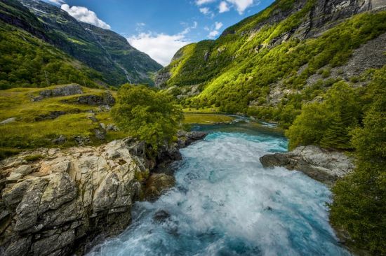 Реки Норвегии (58 фото)