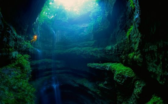 Темная пещера (54 фото)