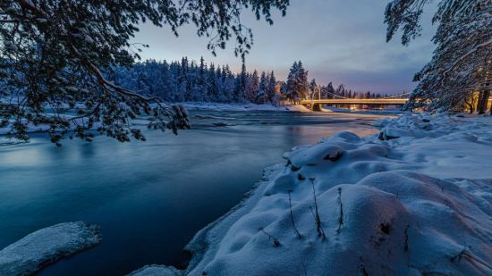 Природа Финляндии зимой (56 фото)