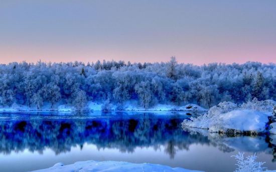 Синяя зима (58 фото)