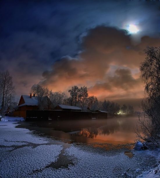 Морозный вечер (57 фото)
