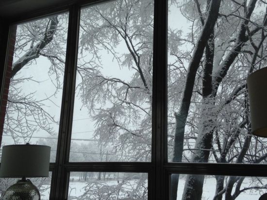 За окном идет снег (52 фото)