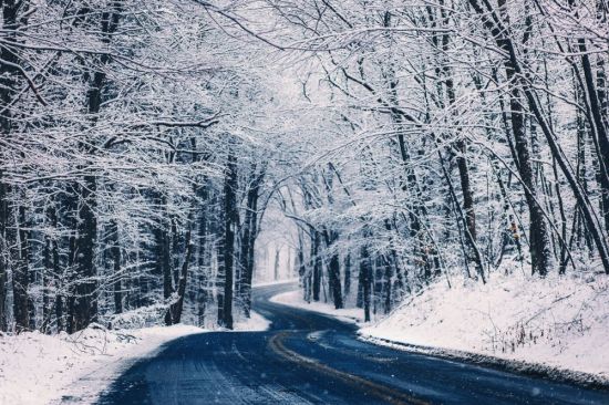 Снежная дорога (54 фото)