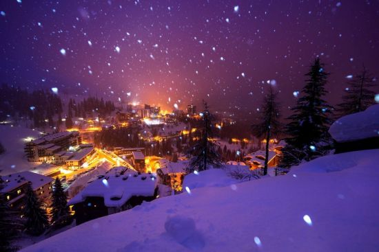 Снежная ночь (57 фото)