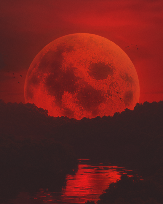 Кровавая Луна явление (52 фото)