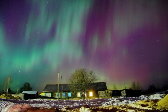 Северное сияние Валдай (53 фото)