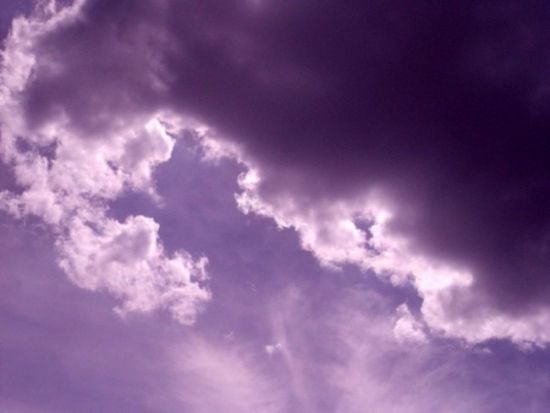 Фиолетовые облака (57 фото)