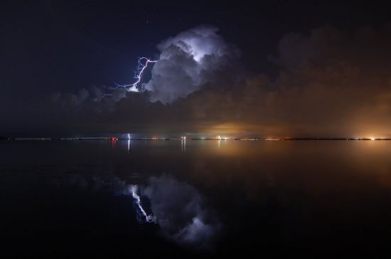 Гроза в мексиканском заливе (57 фото)