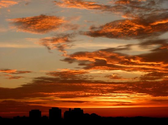 Тёмно оранжевый закат (54 фото)