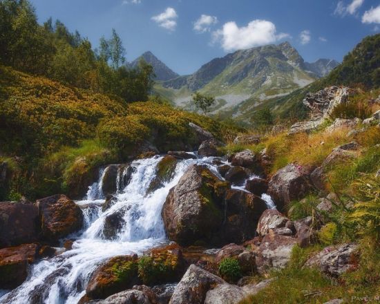 Горные пейзажи Кавказа (58 фото)