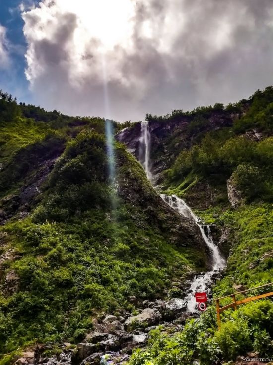 Водопады красная Поляна (55 фото)