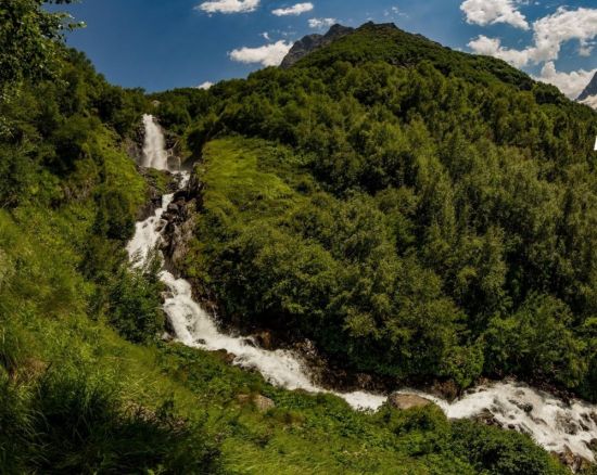 Чучхурский водопад домбай (75 фото)