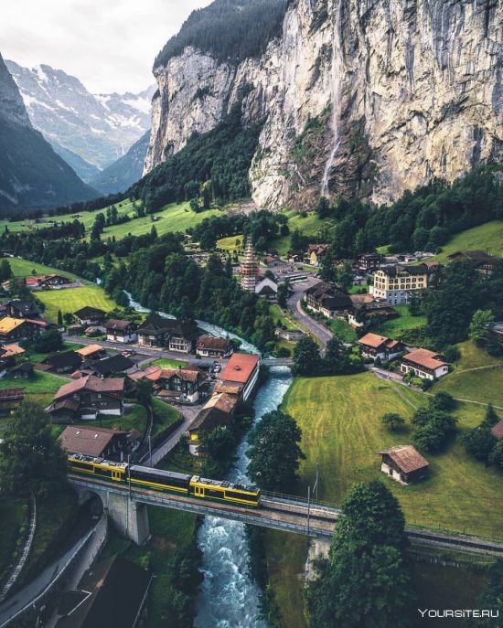 Долина лаутербруннен швейцария (55 фото)