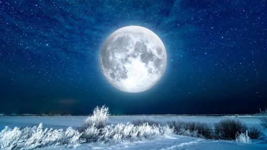 Ночь зима небо (57 фото)