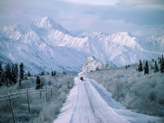 Снежная дорога чечня (34 фото)