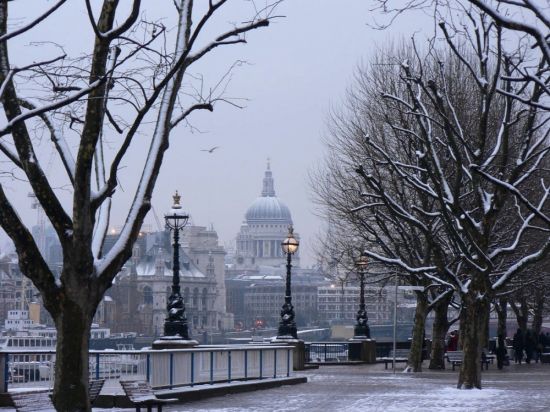 Снег в лондоне (35 фото)