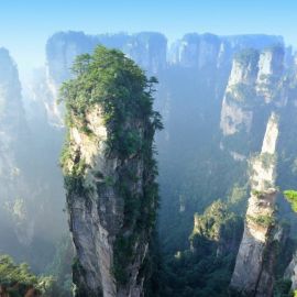 Парящие горы в Китае (105 фото)