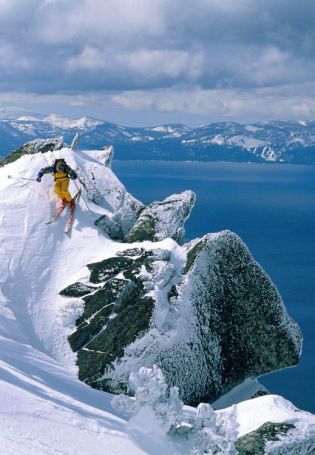 Сноубордист в горах (63 фото)