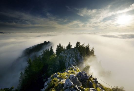 Горы в тумане (73 фото)