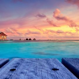 Мальдивы закат (92 фото)