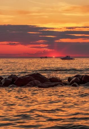 Закат на финском заливе (69 фото)