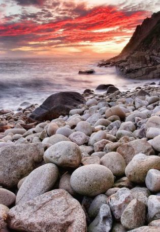 Каменистый пляж (66 фото)