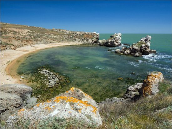 Пляж Щелкино Крым (90 фото)