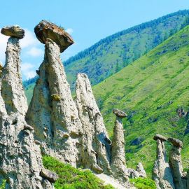 Каменные грибы горный Алтай (56 фото)