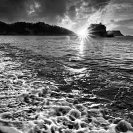 Море черно белое (50 фото)