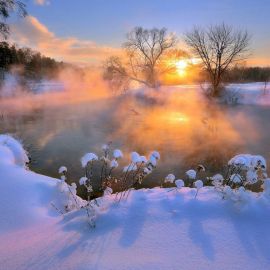 Доброе зимнее утро (132 фото)