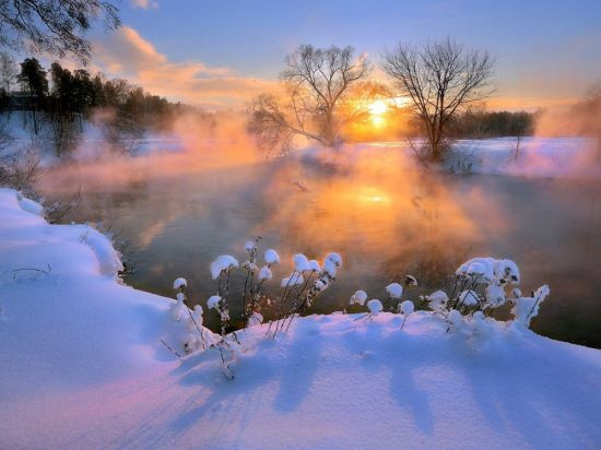 Доброе зимнее утро (132 фото)
